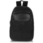 Large 35 L Laptop Backpack Unisex with Rain Cover  (Black)