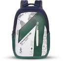 Medium 23 L Backpack Atlas-E Casual Printed School Bag For Girls And Boys  (Green)